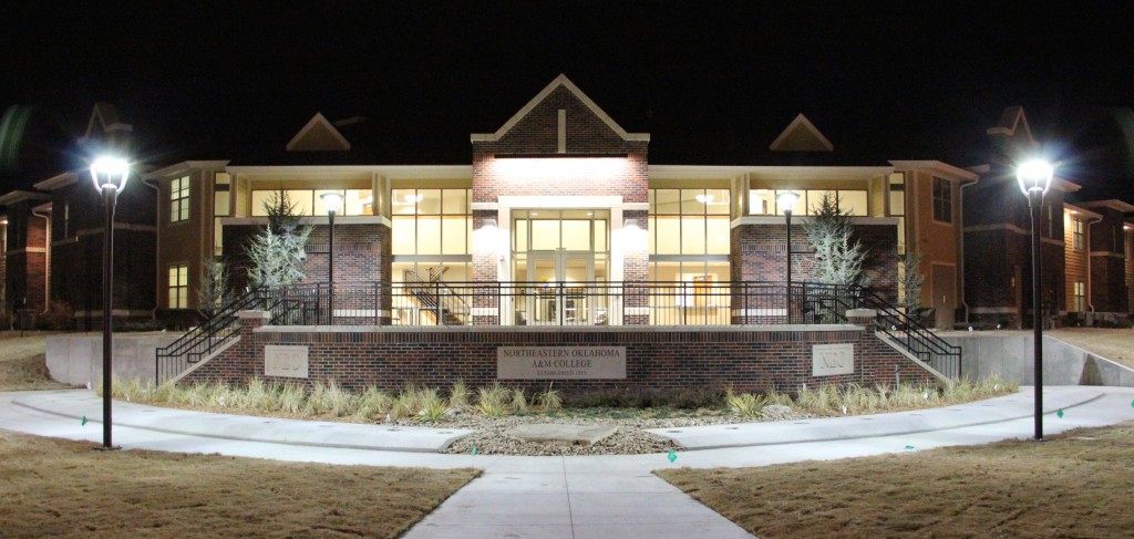 Exterior of student housing complex