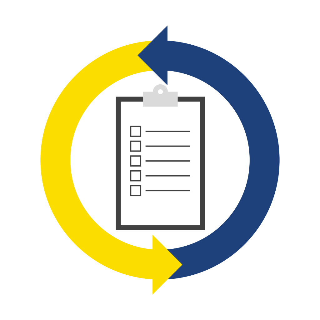 Clipboard icon with checklist
